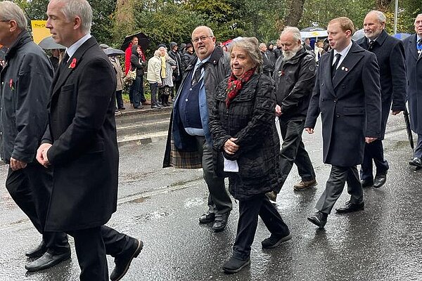 Councillors in the parade