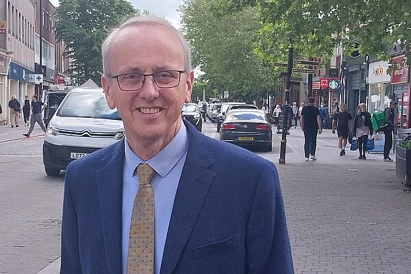 David Kendall in Brentwood High Street
