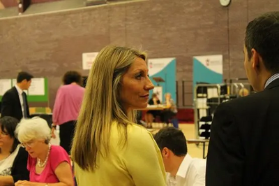 Image courtesy of Brentwood Gazette Resplendent in yellow: Cllr Liz Cohen
