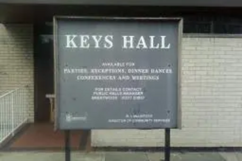 Keys Hall sign