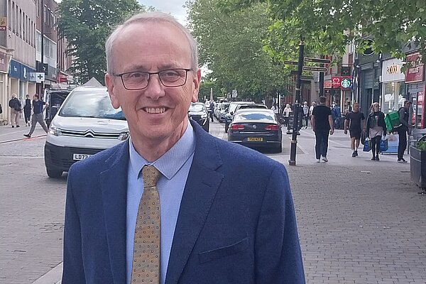 David Kendall in Brentwood High Street